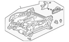 Genuine Honda Device L Front Seat 81510-SDP-A73 New. Price: $822.36.