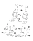 Genuine Mopar Seat Back Foam 68284399AA New. Price: $115.56.