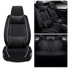 Car Covers+headrest 5-SEATS For Bmw Pu Leather Cushion Black White New. Price: $144.00.