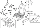 Genuine Nissan Seat Cushion Foam 87360-9BU4B New. Price: $1703.57.