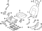 Genuine Nissan Seat Back Recliner Adjustment Handle Cap 87468-6CA0A New. Price: $24.26.
