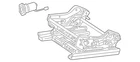 Genuine Mercedes-benz Seat Adjustment 203-910-19-36 New. Price: $1187.50.