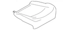 Genuine Nissan Seat Cushion Foam 873A2-1VX5A New. Price: $1033.00.