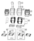 Genuine Mopar Driver Presence Detection Module Kit 68617517AA New. Price: $300.71.