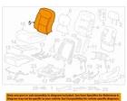 Gm Oem 2019 Sierra 1500 Driver Components-seat Back Cover 84549898 New. Price: $300.33.