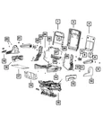 Genuine Mopar Recliner Handle Right 1WC34DX9AA New. Price: $10.08.