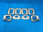 Lexus LX470 3RD Row Seat Track Brackets Covers TAN:LF40 8PC Set 1998-2002 Oem Used. Price: $125.00.