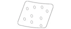 Genuine Nissan Seat Back Pad 88611-6TA1A New. Price: $157.28.