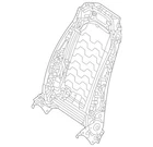 Genuine Mercedes-benz Backrest Frame 000-910-33-11 New. Price: $350.09.