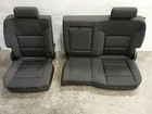 2014-2019 Silverado 1500 Crew Second 2ND Row Rear Seats Black Leather Oem 490863 Used. Price: $699.69.