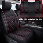 For Mitsubishi Mirage 2014-2024 Pu Leather Car 5 Seat Cover Front Rear Cushion New. Price: $70.39.