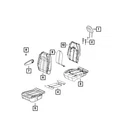 Genuine Mopar Rear Quad Seat Back Cover Right 7LM18LA3AA New. Price: $226.56.