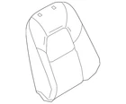 Genuine Mazda Seat Back Cushion Cover KB7W-88-131-02 New. Price: $243.37.