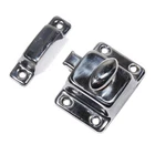 Antique New Old Stock Chrome Cabinet Spring Latch Sets, 36 Available, NSHL17. Price: $35.00.