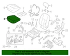 New Genuine Nissan Pad Frt St Cush 87361EZ02A / 87361-EZ02A Oem. Price: $401.42.