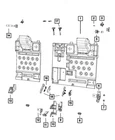 Genuine Mopar Seat Back Latch Striker 4628848AB New. Price: $41.68.
