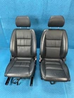 Mercedes G500 Front Rh & Lh Seat W/headrests 2002 Black Oem Used. Price: $1570.00.