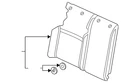Genuine Volkswagen Seat Back Cover 561-881-805-AN-EED New. Price: $29.28.