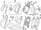 Genuine Mercedes-benz Cover Backrest 236-910-29-00-9J69 New. Price: $161.20.