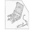 Genuine Nissan Seat Back Frame 88010-7JA3A New. Price: $781.44.