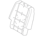 Genuine Ford Explorer 2016-2019 Center Left Right Seat Back Pad FB5Z-7866800-A New. Price: $120.68.