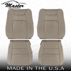 For 2007-2014 Honda Ridgeline Driver Passenger Beige Leather Seat Cover New. Price: $629.75.