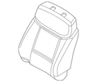 Genuine Ford Seat Back Cushion Cover SL3Z1564417AC New. Price: $268.21.