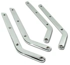 Corvette C2 Seat Side Chrome 4PC Set W/o Hardware 1963-1966 New. Price: $187.99.