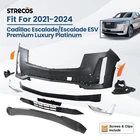 For 2021-2024 Cadillac Escalade Front Bumper Cover W/ Filler Panel Grille Kit New. Price: $399.00.