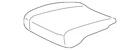 Genuine Volkswagen Seat Cushion Pad 3G8-881-375-K New. Price: $141.69.