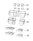 Genuine Mopar Rear Seat Center Armrest 68233283AA New. Price: $227.00.