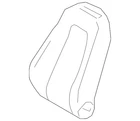Genuine Mercedes-benz Outer Cover Seat Backr 177-910-07-06-8U01 New. Price: $286.59.