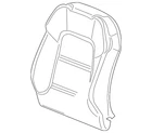 Genuine Audi Seat Back Cushion Cover 4L0-881-806-C-QJH New. Price: $740.19.