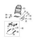 Genuine Mopar Front Seat Cushion Frame 68385333AA New. Price: $604.89.