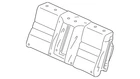 Genuine Honda Cover Rear Seat Back Trim New Oem 82121-TA5-A01ZC. Price: $161.39.