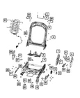 Genuine Mopar Support Lumbar 68282871AC New. Price: $141.57.