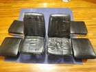 1966 1967 Dodge Charger Bucket Seat Frames Complete Front Rear Hemi Black Used. Price: $1600.00.