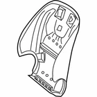 Genuine Mercedes-benz Oe Cover, Backrest 206-910-53-08-9J69 New. Price: $104.42.