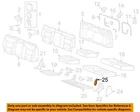 Gm Oem 19-23 Hummer Ev Pickup Rear Seat Components-hinge Cover 84066346 New. Price: $53.13.