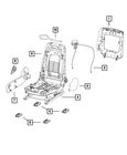 Genuine Mopar Seat Back Release Cable 1VL54XDVAA New. Price: $105.89.