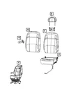 Genuine Mopar Front Seat Back Foam 68236745AA New. Price: $385.88.
