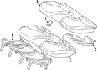Genuine Mercedes-benz Cover Child Seat Anchor 297-860-80-00-1D03 New. Price: $21.83.