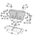 Genuine Mopar Rear Seat Pivot Bracket 68073952AC New. Price: $165.20.