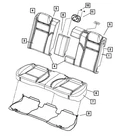 Genuine Mopar Seat Back Foam 68044580AA New. Price: $43.47.
