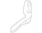 Genuine Ford Seat Back Recliner Adjustment Handle 1S4Z-6162762-BA New. Price: $35.83.