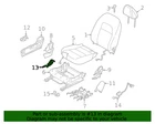 New Genuine Nissan Lever Front Seat Back 876476CA0A / 87647-6CA0A Oem. Price: $66.49.