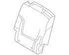 Genuine Nissan Seat Back Cushion 87611-7KD5A New. Price: $562.18.