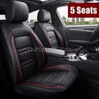 New For Volvo XC90 Car Full Set 5 Seat Covers Leather Protector Pad Black + Red. Price: $65.75.