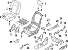 Genuine Nissan Seat Back Cushion Cover 87670-6TE1A New. Price: $583.91.