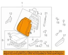 Gm Oem 07-08 Aveo Seats Tracks Front Components-seat Back Cover 96802087 New. Price: $100.33.